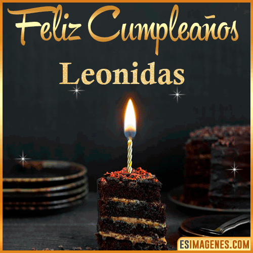 Feliz cumpleaños  Leonidas