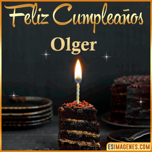 Feliz cumpleaños  Olger