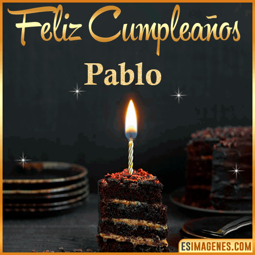 Feliz cumpleaños  Pablo