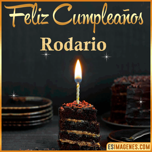 Feliz cumpleaños  Rodario
