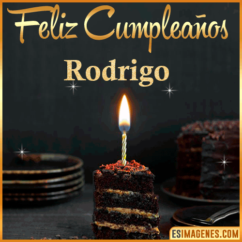Feliz cumpleaños  Rodrigo