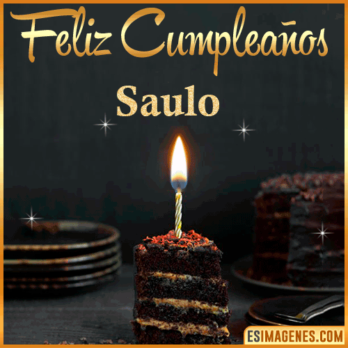 Feliz cumpleaños  Saulo