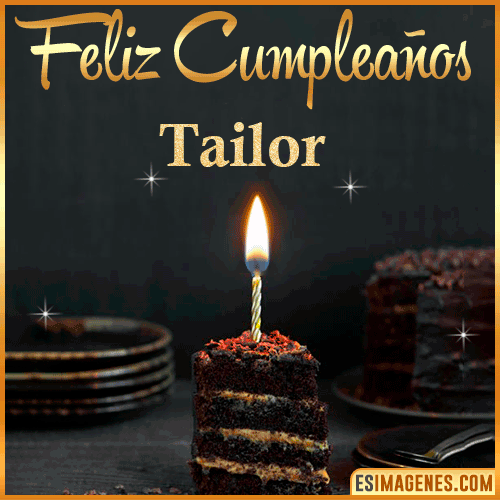 Feliz cumpleaños  Tailor