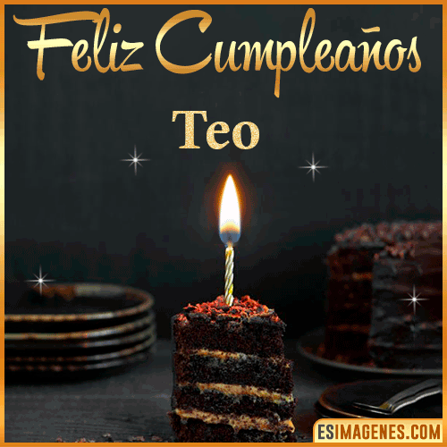 Feliz cumpleaños  Teo