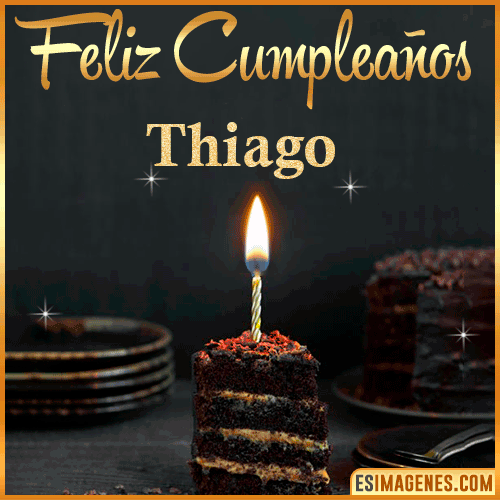 Feliz cumpleaños  Thiago