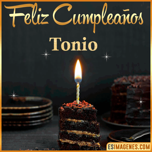 Feliz cumpleaños  Tonio