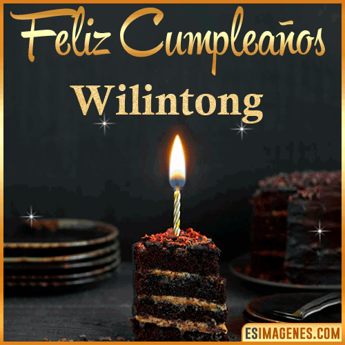 Feliz cumpleaños  Wilintong