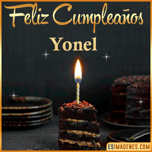 Feliz cumpleaños  Yonel