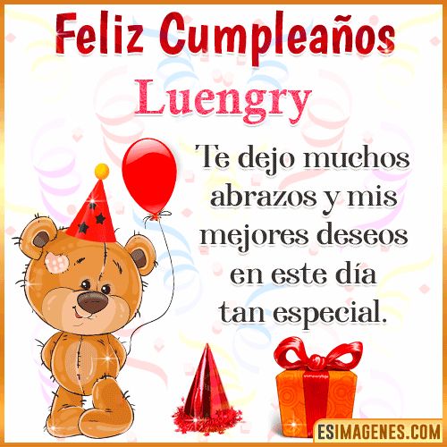 Gif de osito tierno para cumpleaños  Luengry