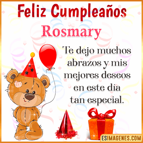 Gif de osito tierno para cumpleaños  Rosmary