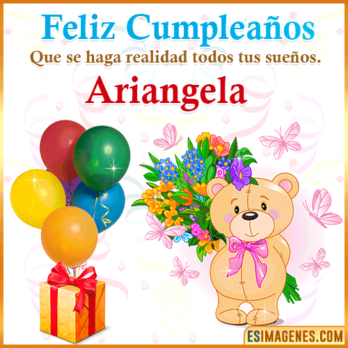 Gif de regalos de cumpleaños para  Ariangela