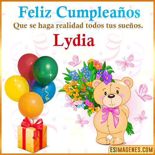 Gif de regalos de cumpleaños para  Lydia