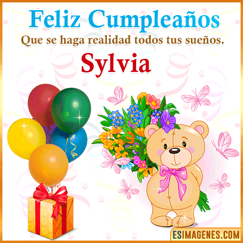 Gif de regalos de cumpleaños para  Sylvia