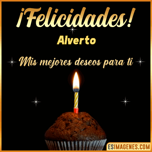 Gif de Felicidades  Alverto