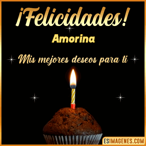 Gif de Felicidades  Amorina