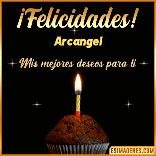 Gif de Felicidades  Arcangel