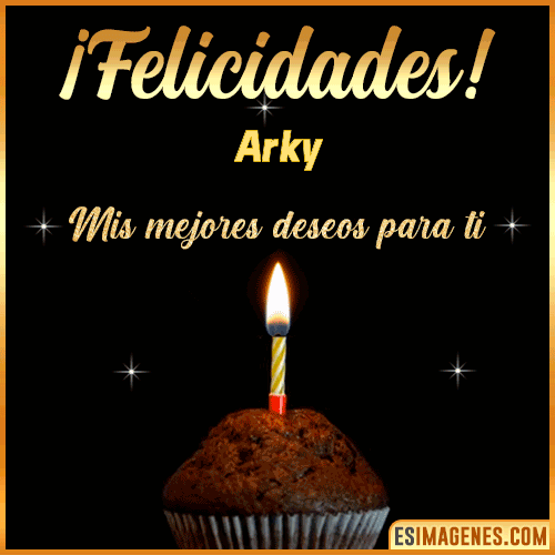 Gif de Felicidades  Arky