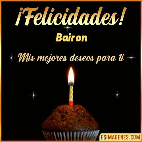 Gif de Felicidades  Bairon