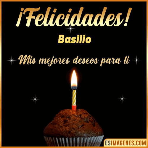 Gif de Felicidades  Basilio