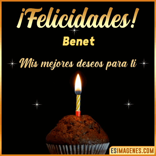 Gif de Felicidades  Benet