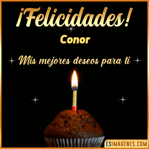 Gif de Felicidades  Conor
