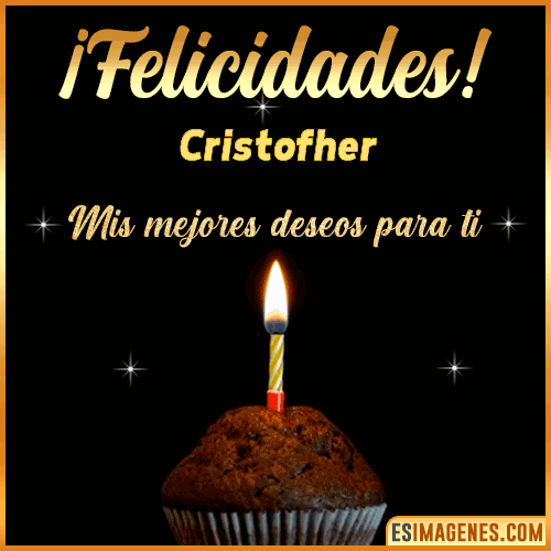 Gif de Felicidades  Cristofher