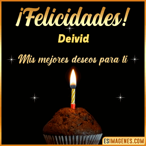 Gif de Felicidades  Deivid