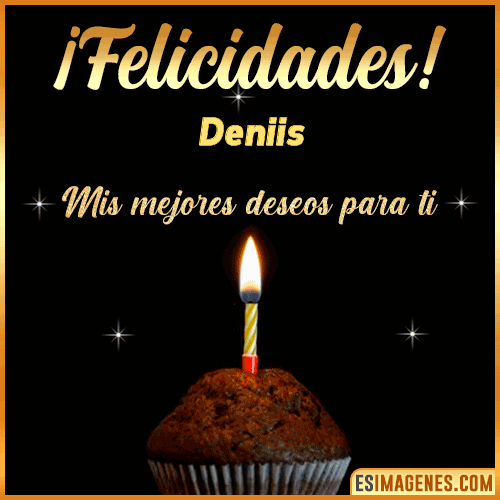 Gif de Felicidades  Deniis