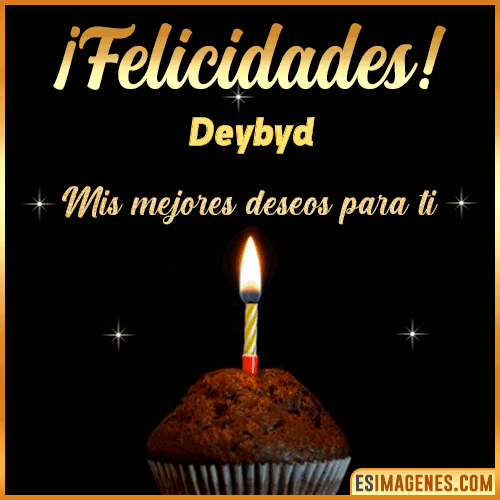 Gif de Felicidades  Deybyd