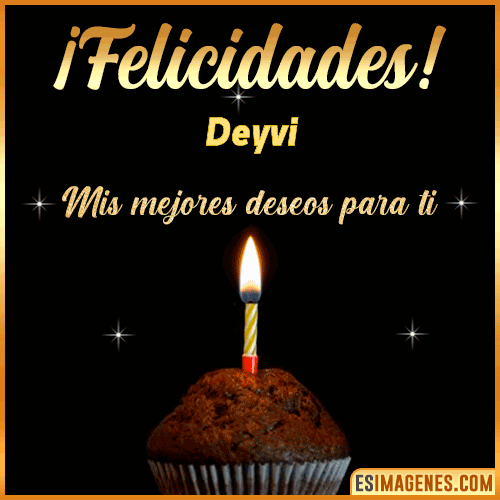 Gif de Felicidades  Deyvi