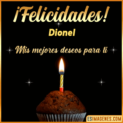 Gif de Felicidades  Dionel