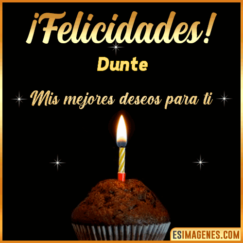 Gif de Felicidades  Dunte