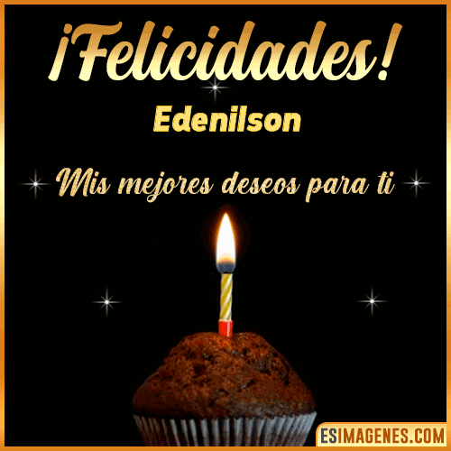 Gif de Felicidades  Edenilson