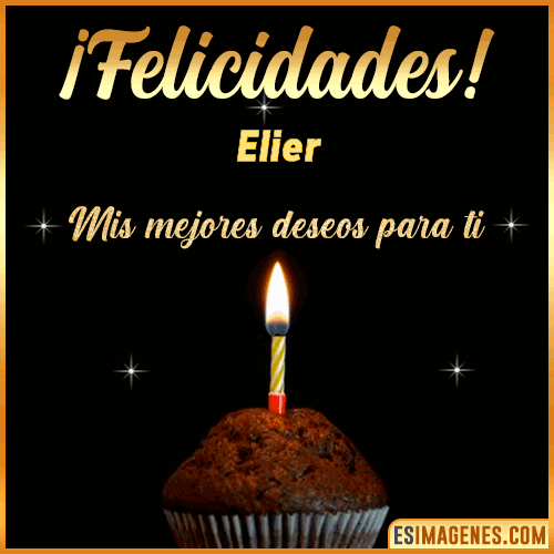 Gif de Felicidades  Elier