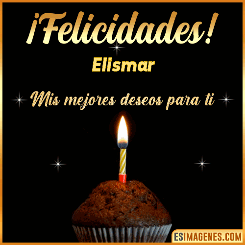 Gif de Felicidades  Elismar