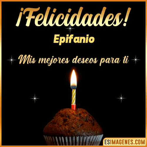 Gif de Felicidades  Epifanio