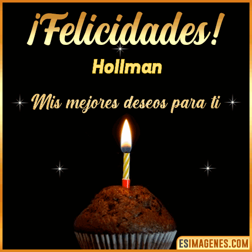 Gif de Felicidades  Hollman