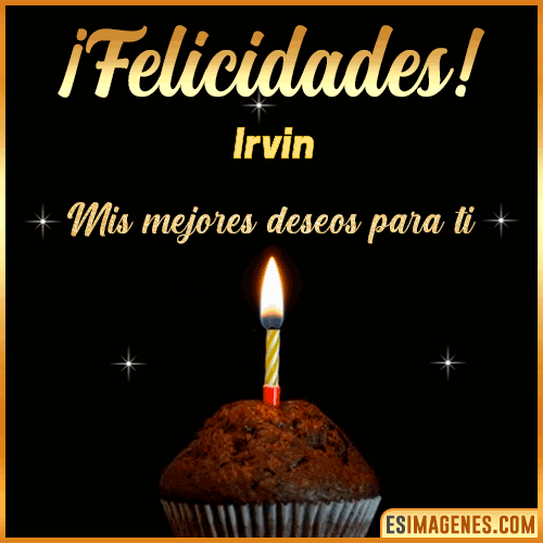 Gif de Felicidades  Irvin