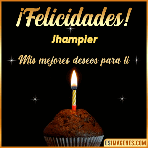 Gif de Felicidades  Jhampier