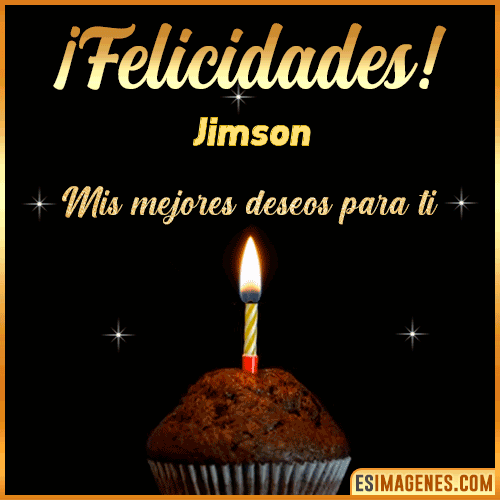 Gif de Felicidades  Jimson
