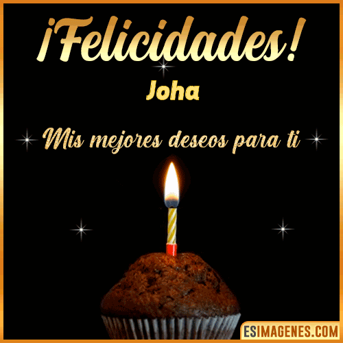Gif de Felicidades  Joha