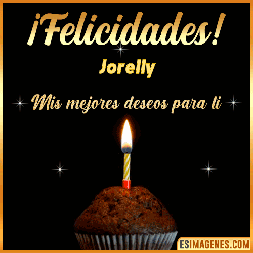 Gif de Felicidades  Jorelly