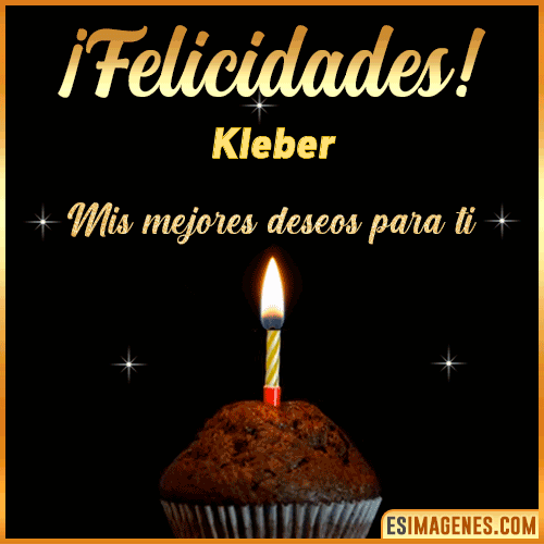 Gif de Felicidades  Kleber