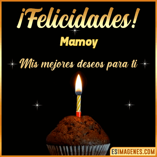 Gif de Felicidades  Mamoy