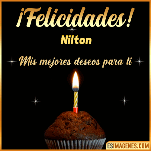 Gif de Felicidades  Nilton