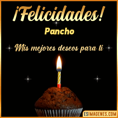 Gif de Felicidades  Pancho