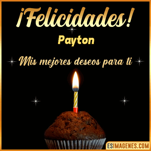 Gif de Felicidades  Payton