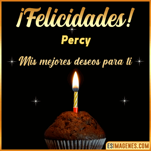 Gif de Felicidades  Percy