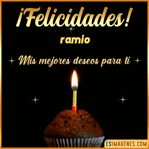 Gif de Felicidades  ramio
