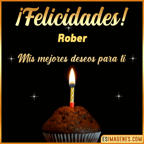Gif de Felicidades  Rober
